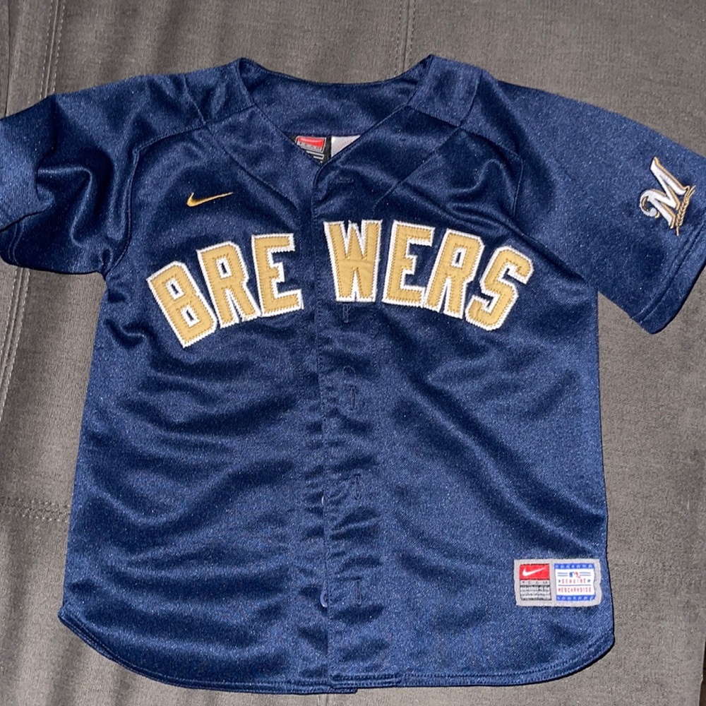 boys brewers jersey